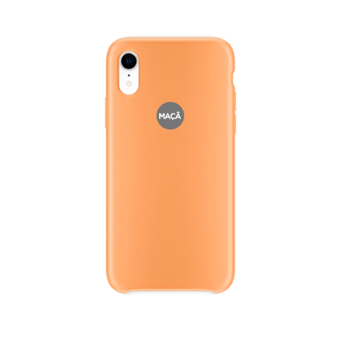 IPHONE XR - CAPA SILICONE - PÊSSEGO
