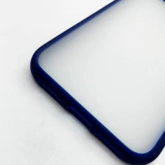 IPHONE XS MAX - CAPA TPU COM PROTEÇÃO NA CÂMERA - AZUL MARINHO - Playfix.com.br