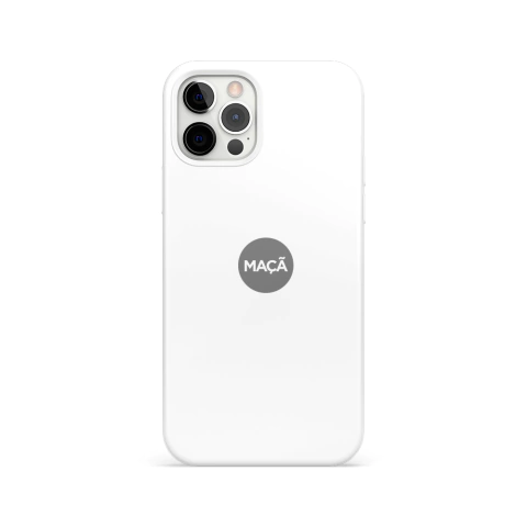 IPHONE 12 PRO MAX - CAPA SILICONE - BRANCO - comprar online