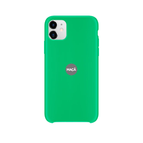 IPHONE 11 - CAPA SILICONE - VERDE MENTA - comprar online