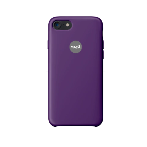 IPHONE 7/8 - CAPA SILICONE - ROXO - comprar online