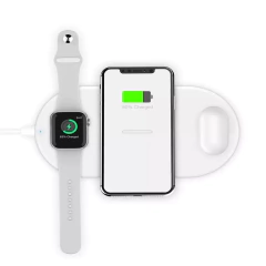 CARREGADOR INDUÇÃO PAD 3 EM 1 - BRANCO - GSHIELD na internet