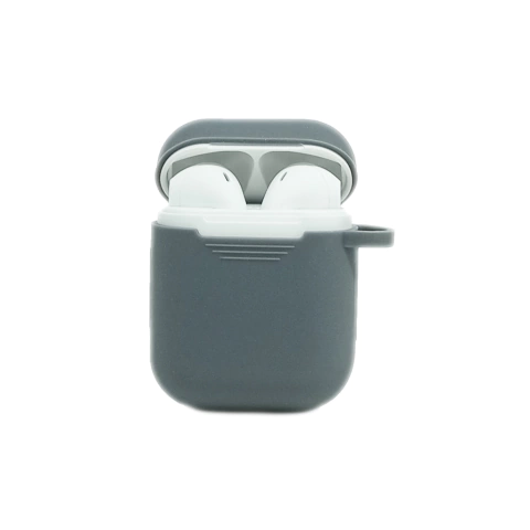 AIRPODS 1 E 2 - CAPA SILICONE - CINZA