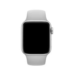 PULSEIRA APPLE WATCH 38/40MM - SILICONE CINZA - Playfix.com.br