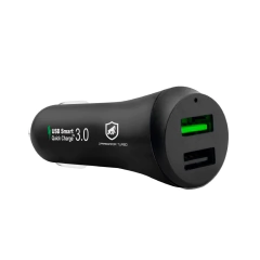 CARREGADOR VEICULAR USB-A TURBO - PRETO - GSHIELD na internet