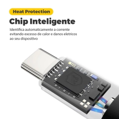 Imagem do CABO TIPO C DSHOCK - BRANCO - GSHIELD