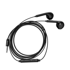 FONE DE OUVIDO COM MICROFONE M55 - PRETO - HOCO. - Playfix.com.br