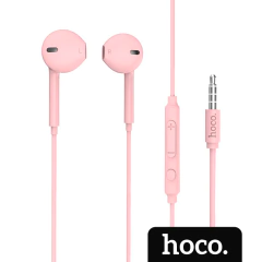 FONE DE OUVIDO COM MICROFONE M55 - ROSA - HOCO.