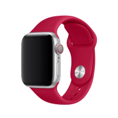 PULSEIRA APPLE WATCH 38/40MM - SILICONE MARSALA na internet