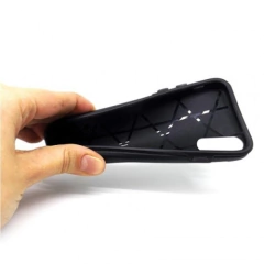 IPHONE XS MAX - CAPA ANTICHOQUE DOUBLE - PRETO - IWILL - Playfix.com.br