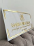 Placa Retangular + Logo em Acrílico