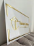 Placa Retangular + Logo em Acrílico na internet