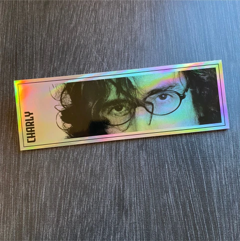 CUADRO RÍGIDO HOLOGRÁFICO - CHARLY GARCÍA