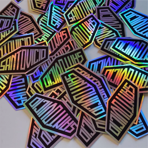 CALCOS PERSONALIZADOS HOLOGRÁFICOS 6 cm DIÁMETRO