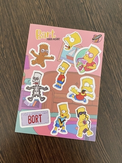 Planchita Stickers - Bart Simpson