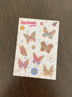 Planchita Stickers - Mariposas