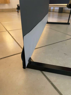 BANNER + PORTABANNER METÁLICO DOBLE TENSOR - tienda online