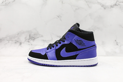Air Jordan 1 Mid ''Black Dark Concord''