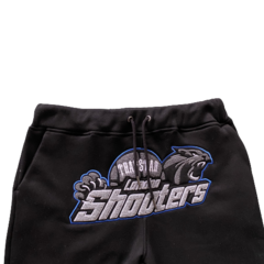 Conjunto Trapstar Shooters Hooded Preto/Azul - Hang Store
