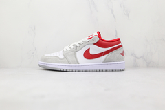 Air Jordan 1 Low "Smoke Grey Gym Red"