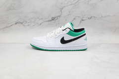 Air Jordan 1 Low "White Lucky Green Black''