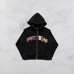 Conjunto Trapstar Widcard Zip Preto