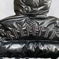 Jaqueta Trapstar Irongate Detachable Hood Preto Brilhante - Hang Store