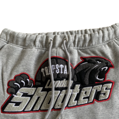 Conjunto Trapstar Shooters Hooded Cinza/Vermelho - Hang Store