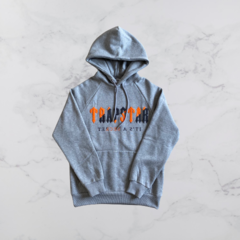 Conjunto Trapstar Chenille Decoded Cinza/Laranja