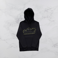 Conjunto Trapstar Shooters Hoodie Preto/Verde Limão