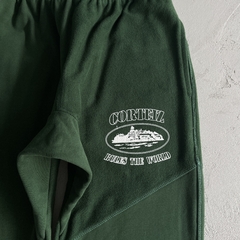 Conjunto Corteiz Superior V2 Zipper Verde