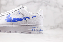 Air Force 1 ''Sketch Blue and White" - Hang Store