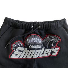 Conjunto Trapstar Shooters Hooded Preto/Vermelho - Hang Store