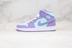 Air Jordan 1 Mid ''Purple Aqua''