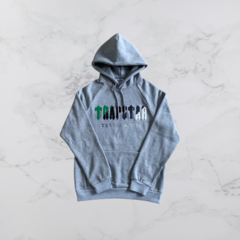 Conjunto Trapstar Chenille Decoded Cinza/Verde