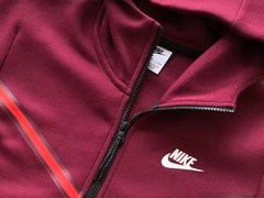 Conjunto Nike Tech Fleece Bordô/Preto - Hang Store