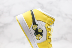 Air Jordan 1 Mid ''Dynamic Yelow Floral'' na internet