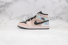 Air Jordan 1 Mid ''Dirty Powder Iridescent''