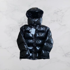 Jaqueta Trapstar Irongate Detachable Hood Preto Brilhante
