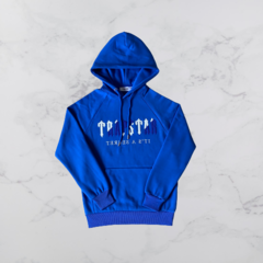 Conjunto Trapstar Chenille Decoded Azul