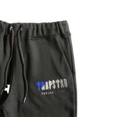 Conjunto Trapstar Chenille Decoded Preto/Azul - Hang Store