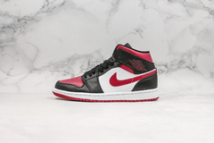 Air Jordan 1 Mid ''Bred Toe''