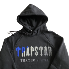 Conjunto Trapstar Chenille Decoded Preto/Azul - comprar online