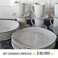 Imagen de Set ceramica x30 piezas