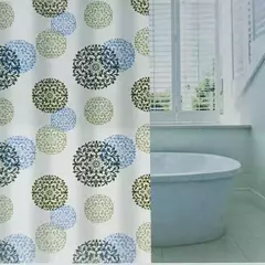 cortina raso estampada