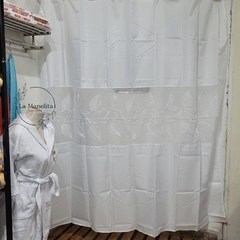 Cortina baño organza