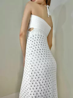 Vestido feminino longo de tricot na internet