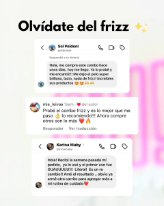 COMBO ANTIFRIZZ - Rose Gold, Máscara Karité, Serum Jojoba NUEVO - comprar online