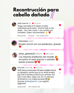 COMBO RECONSTRUCCIÓN - Bomba Proteica, Máscara Keratina, Serum Jojoba - comprar online