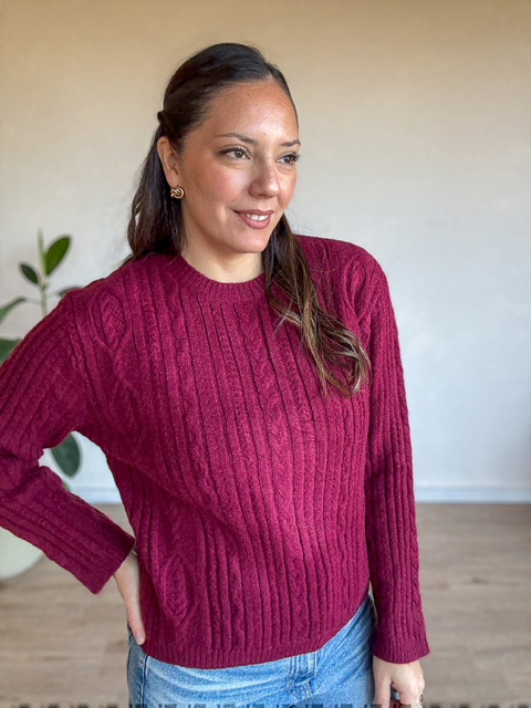 Sweater Libra - Bordo - comprar online